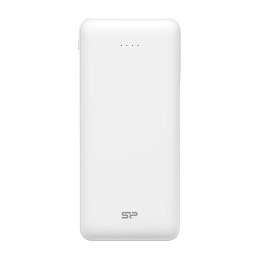 PowerBank Silicon Power SHARE C200 SP20KMAPBK200CPW (20000mAh; Micro USB typ B, USB-C; kolor biały)