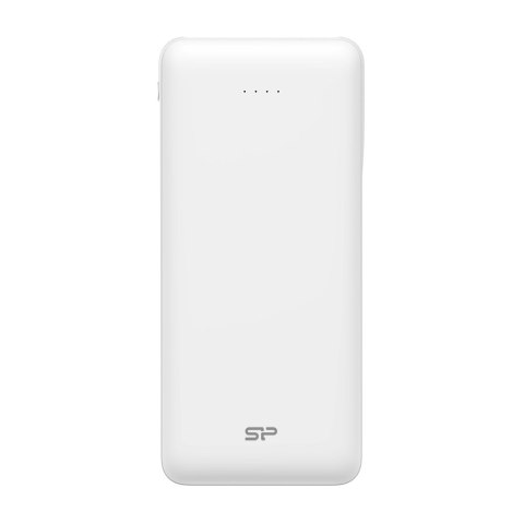 PowerBank Silicon Power SHARE C200 SP20KMAPBK200CPW (20000mAh; Micro USB typ B, USB-C; kolor biały)