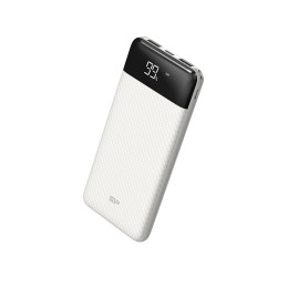 Powerbank Silicon Power GP28 10000mAh 2x USB-A, biały