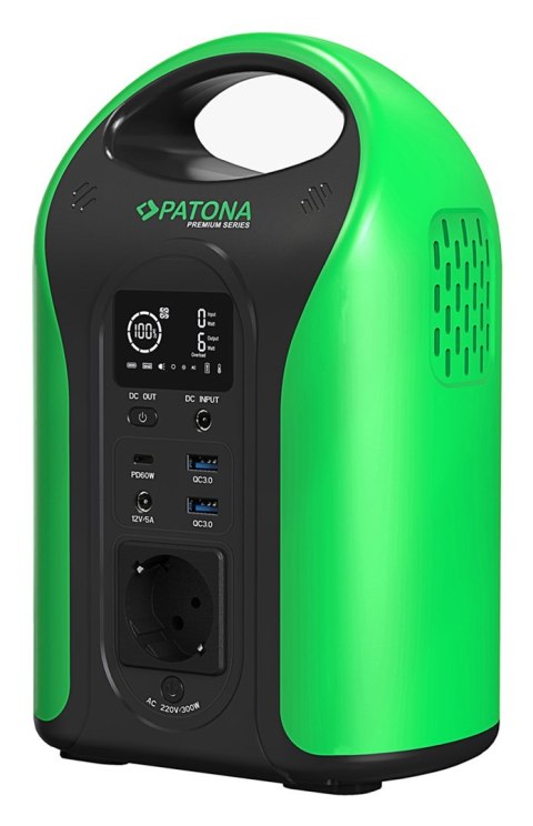 Przenośna stacja zasilania Patona Platinum 300W 283Wh PD60W USB5V/3A DC12/5A