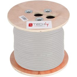 TECHLY KABEL SKRĘTKA CAT5E F/UTP DRUT MIEDŹ LSZH 3