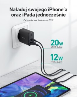 AUKEY PA-F3S ŁADOWARKA SIECIOWA 32W 2XUSB-C PD 3.0