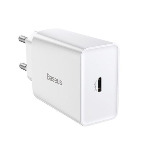 BASEUS ŁADOWARKA SIECIOWA MINI QC USB-C PD 3A 20W