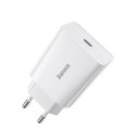 BASEUS ŁADOWARKA SIECIOWA MINI QC USB-C PD 3A 20W