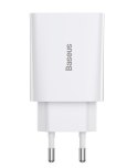 BASEUS ŁADOWARKA SIECIOWA MINI QC USB-C PD 3A 20W