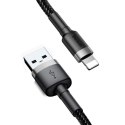 Kabel Baseus CALKLF-CG1 (Lightning M - USB 2.0 M; 2m; kolor szaro-czarny)