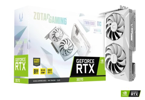 Karta Graficzna ZOTAC GAMING GeForce RTX 3070 Twin Edge OC LHR White Edition 8GB GDDR6