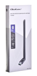 Adapter z anteną bezprzewodowy Qoltec 57001 (USB 2.0)