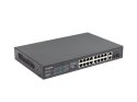 LANBERG SWITCH RACK 19" 16X 100MB POE+/2X COMBO GIGABIT 150W NIEZARZĄDZALNY RSFE-16P-2C-150