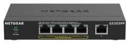 Netgear GS305PP-100PES 5PT POE/POE+ GIGE UNMANAGED