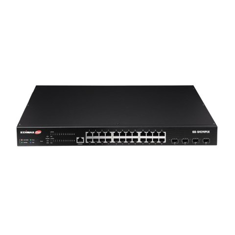 Switch EDIMAX GS-5424PLX (24-Port Gigabit PoE+ Web Smart 4x 10GbE SFP+ )