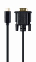 GEMBIRD ADAPTER USB TYP-C DO VGA (M) 2M, CZARNY