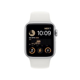 Apple Watch SE2 GPS 40mm Silver Aluminium Case with White Sport Band - Regular