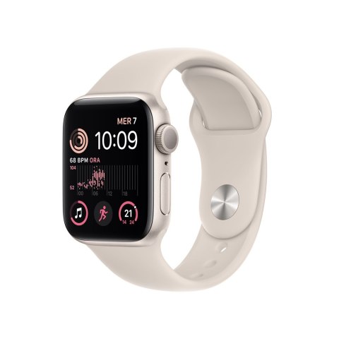 Apple Watch SE2 GPS 40mm Starlight Aluminium Case with Starlight Sport Band