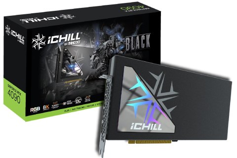 Karta graficzna INNO3D GeForce RTX 4090 iCHILL BLACK 24GB GDDR6X DLSS 3