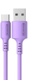 SOMOSTEL KABEL 3100MAH QUICK CHARGER 1.2M SMS-BP06 MACARON TYP-C PURPLE