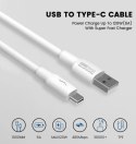 SOMOSTEL KABEL USB-A DO TYP-C FAST CHARGING 120W/6A SMS-BA02 WHITE 1M