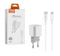 SOMOSTEL ŁADOWARKA SIECIOWA 20W KABEL IPHONE POWER DELIVERY SMS-Q10 WHITE