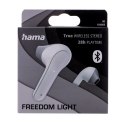 Słuchawki douszne HAMA TRUE WIRELESS FREEDOM LIGHT BIAŁE