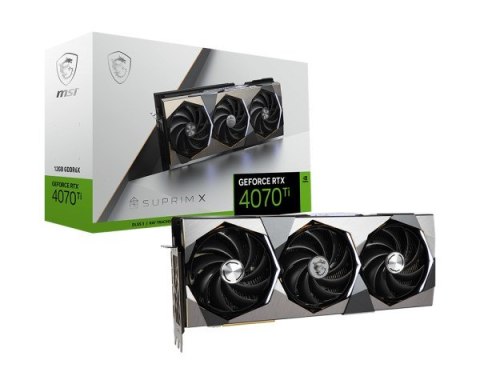 Karta graf. MSI RTX 4070 Ti SUPRIM X 12G