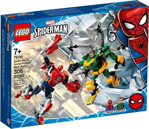 LEGO Super Heroes 76198 Bitwa mechów Spider-Mana i Doktora