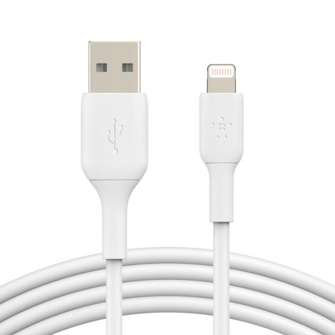 BELKIN KABEL PVC USB-A - LIGHTNING 1M, BIAŁY