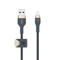 BELKIN KABEL USB-A TO LIGHTNING, BRAIDED, SILICONE, 1M, NIEBIESKI