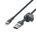 BELKIN KABEL USB-A TO LIGHTNING, BRAIDED, SILICONE, 1M, NIEBIESKI