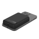 Powerbank bezprzewodowy Belkin BoostCharge Magnetic Wireless Power Bank 5K + Stand MagSafe Compatible 5000mAh 7,5W Black