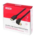 UNITEK KABEL KĄTOWY HDMI 2.0,90',4K60HZ,3M,Y-C1002