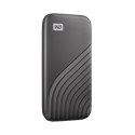 Dysk zewnętrzny SSD WD My Passport (1TB; USB 3.2 Gen 2; Szary; WDBAGF0010BGY-WESN)