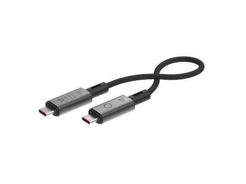 LINQ KABEL USB-C 4.0 THUNDERBOLT 4, PD 3.1 EPR 240W, 8K/60HZ, 40GB/S, 30 CM, W OPLOCIE