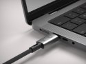 LINQ KABEL USB-C 4.0 THUNDERBOLT 4, PD 3.1 EPR 240W, 8K/60HZ, 40GB/S, 30 CM, W OPLOCIE