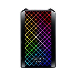 Dysk zewnętrzny ADATA SSD SE900G 2TB Czarny RGB USB3.2-A/C (ASE900G-2TU32G2-CBK)