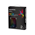 Dysk zewnętrzny ADATA SSD SE900G 2TB Czarny RGB USB3.2-A/C (ASE900G-2TU32G2-CBK)