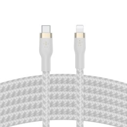 Kabel Belkin BoostCharge Pro Flex USB-C Cable with Lightning Connector 1m Silicone oplot White