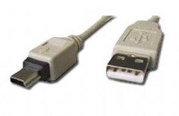 Kabel GEMBIRD CC-USB2-AM5P-6 (USB M - Mini USB M; 1,8m; kolor szary)