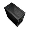 GEMBIRD OBUDOWA FORNAX 4000 MIDI-TOWER (2X USB 3.0, 1X USB 2.0, HD AUDIO, SZKLANY PANEL BOCZNY, PODŚWIETLENIE ARGB) CZARNA