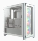 Obudowa Corsair iCUE 4000X RGB Mid-Tower ATX Tempered Glass White (CC-9011205-WW)