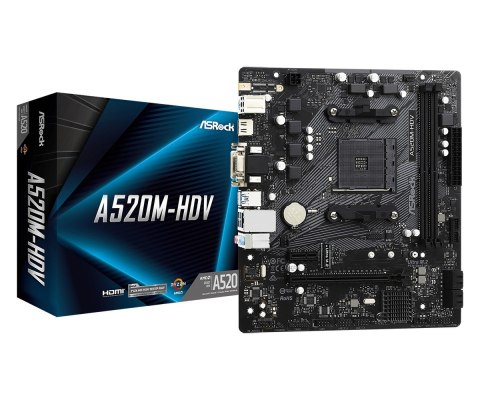 Płyta główna Asrock A520M-HDV (WYPRZEDAŻ)