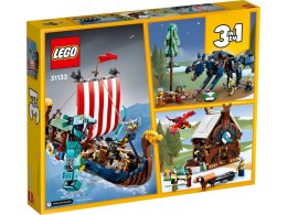 LEGO Creator 31132 Statek wikingów i wąż z Midgardu