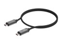 LINQ KABEL USB-C 4.0 THUNDERBOLT 4, PD 3.1 EPR 240W, 8K/60HZ, 40GB/S, 1 METR, W OPLOCIE