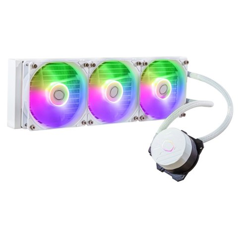 COOLER MASTER CHŁODZENIE WODNE CPU MASTERLIQUID 360L CORE ARGB BIAŁE MLW-D36M-A18PZ-RW