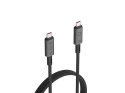 LINQ KABEL USB-C 4.0 THUNDERBOLT 4, PD 3.1 EPR 240W, 8K/60HZ, 40GB/S, 1 METR, W OPLOCIE