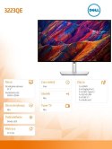 Monitor U3223QE 31,5 IPS LED 4K (3840x2160)/16:9/HDMI/2xDP/3xUSB-C/4xUSB 3.2/RJ-45/3Y AES&PPG