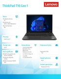 Notebook ThinkPad T16 G1 21BV006YPB W11Pro i7-1260P/32GB/1TB/GN18S 2GB/LTE/16.0 WQXGA/Black/3YRS Premier Support