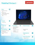 Ultrabook ThinkPad T14 G3 21AH0037PB W11Pro i5-1235U/8GB/256GB/INT/14.0 WUXGA/Black/3YRS Premier Support