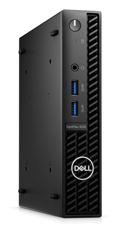 Komputer Optiplex 3000 MFF/Core i3-12100T/4GB/256GB SSD/Integrated/WLAN + BT/Kb/Mouse/W11Pro/3Y