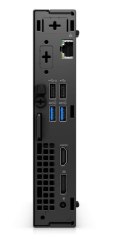 Komputer Optiplex 3000 MFF/Core i3-12100T/4GB/256GB SSD/Integrated/WLAN + BT/Kb/Mouse/W11Pro/3Y