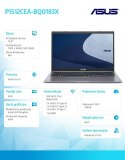 Notebook Notebook 15,6 cala P1512CEA-BQ0183X i3-1115G4 8GB/256GB/integr/15.6/ Windows 11 PRO ; 36 miesięcy ON-SITE NBD